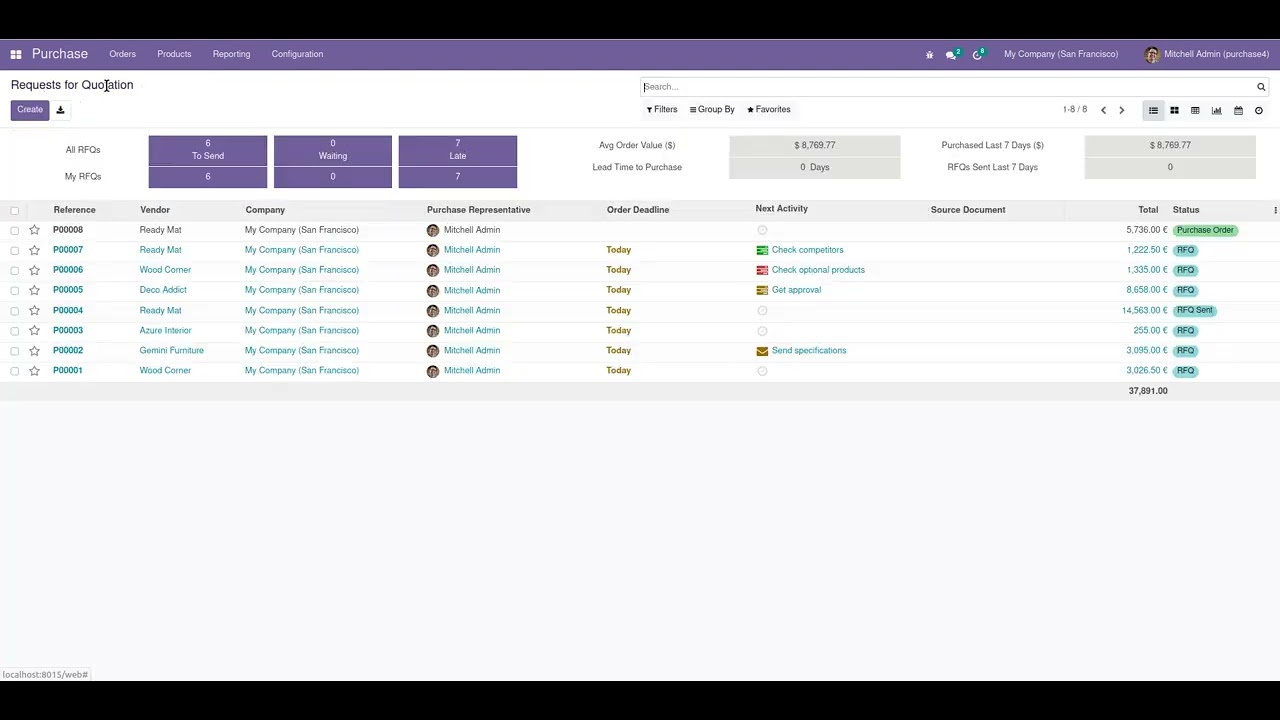 Import/Export Purchase Orders and Quotations - Odoo Module | 29.04.2024

Import and Export Purchase Orders and Quotations Odoo Module.