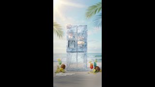 Stay Stocked with Ice with Auto Ice Maker | LG French Door Refrigerators | LG India​