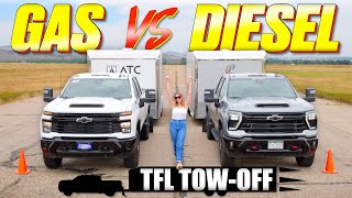 Gas vs Diesel Towing Drag Race: Is Diesel Still the KING?