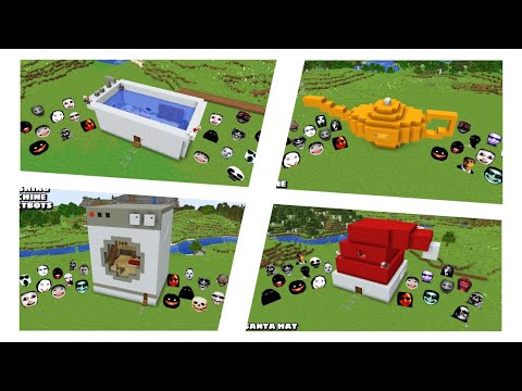 COMPILATION OF BEST SURVIVAL HOUSES WITH NEXTBOTS PART 20 in Minecraft - Gameplay - Coffin Meme