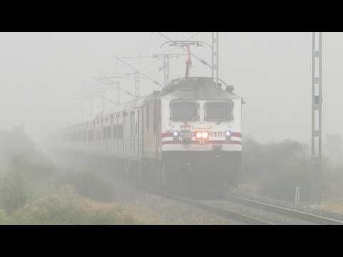 Trains Operations in Heavy Fog in Western Rajasthan