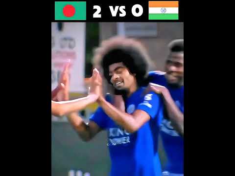 #😎hamza choudhury hat tricks 💪🇧🇩 #bangladesh Vs India #football #shorts #viralvideo