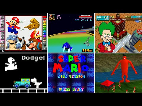 All Nintendo 64DD Games Ever Released (4K 60fps)