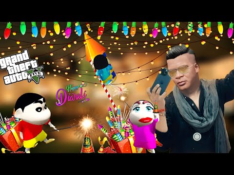 GTA 5 : Franklin & Shinchan CELEBRATE DIWALI in GTA 5 ! JSS GAMER