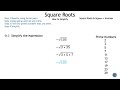 Simplifying Square Roots with Prime Numbers