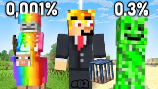 Chytil jsem VŠECHNY Vzácné Moby v Minecraftu