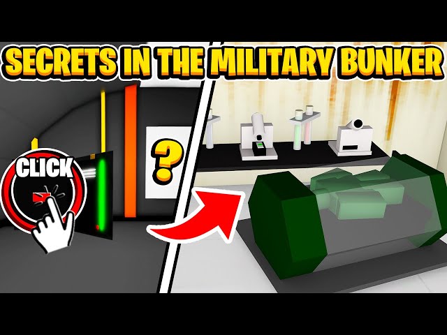 What Big Secrets Are Hidden In The Military Bunker In Roblox Brookhaven RP