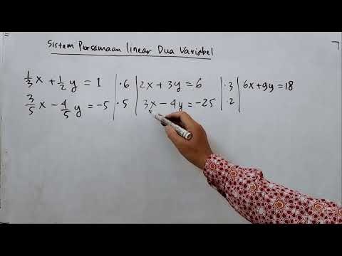 Pembahasan SPLDV Bentuk Pecahan #indahnia #matematikasmp #spldv #persamaanlinear #trikmatematika