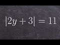 Absolute Value and Equation Solutions