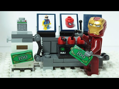 Lego Iron Man Experimental Heroes Machine Superhero Animation