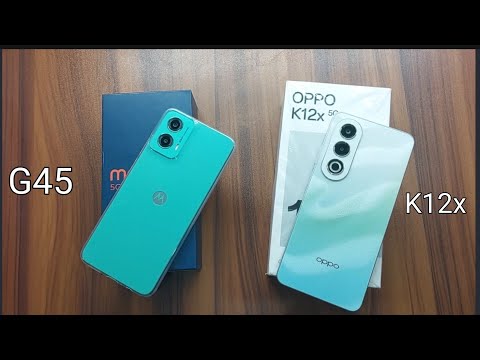 Moto G45 vs Oppo K12X 5g Speed Test Comparison?