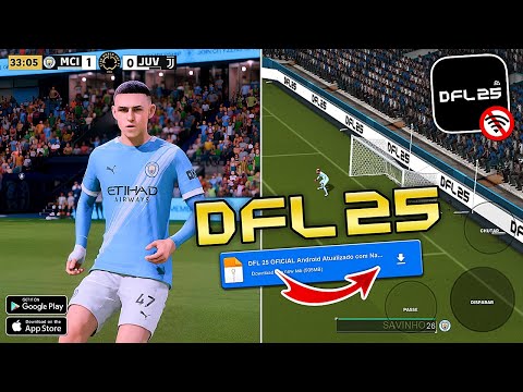 🔥 FIFA 16 MOD 25 LINK DIRETO 🚀 DFL 25 DOWNLOAD MEDIAFIRE? + MODO CARREIRA NO CELULAR ANDROID ! 🔥