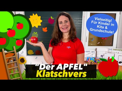 KLATSCHVERS ππ "DER APFEL" | Kita & Grundschule | Simone Ludwig Floh im Ohr TV