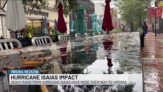 YouTube video thumbnail: Hurricane Isaias Rains Affecting Central Virginia