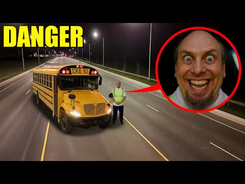 IF YOU SEE A BUS DRIVER SMILE AT YOU, RUN AWAY FAST! (you’re a target)