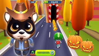 Talking Tom Gold Run - Unlocks Mystery Character At Halloween - Android Gameplay