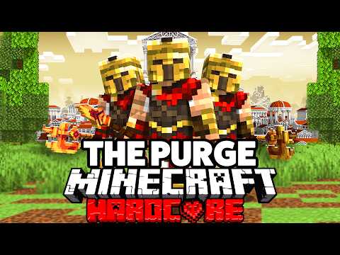 100 Players Simulate an Ancient Purge in Minecraft!