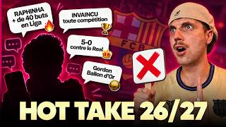 😮 JE JUGE LES HOT TAKES BARÇA 🔵🔴