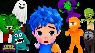 Monsters in the Dark | Bad Dreams Song + More Kids Songs | Little Monsters