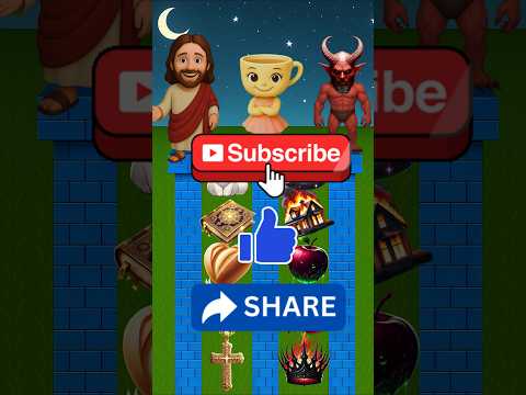 Who will Cappuccino Ballerina choose? 😇 Jesus or 😈 Devil? #jesus #biblequiz