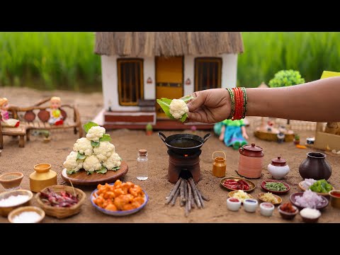 Mini Gobi Chilli - गोबी मिर्च | Street Style Gobi Recipes | Miniature Cooking |The Tiny Foods-Hindi