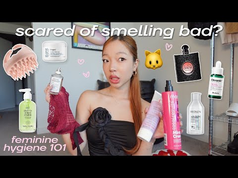 MY FEMININE HYGIENE ROUTINE | tips to smell good & look clean all day! things i wish i knew earlier