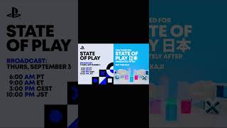 STATE OF PLAY SEPTEMBER 3RD