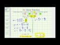 Understanding Linear Functions