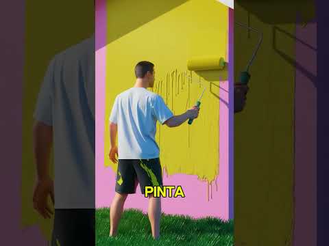 E SE PINTAR A CASA INTEIRA DE ROSA? #shorts