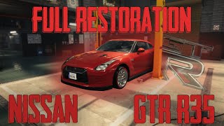 NISSAN GTR-R35 | FULL RESTORATION | CAR MECHANIC SIMULATOR 2021