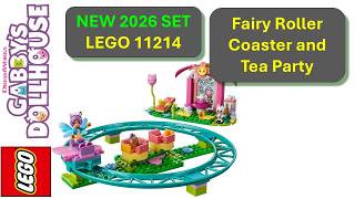 NEW LEGO Gabby’s Dollhouse 11214 Fairy Roller Coaster and Tea Party