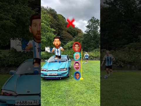Saving Football Legends vs Car😱 #football #soccer #challenge #car #save #shorts #foryou