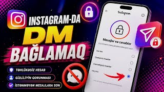 Instagram-da DM necə bağlamaq olar / instagram mesaj istəklərin bağlamaq / dm mesaj isteklerin kapat