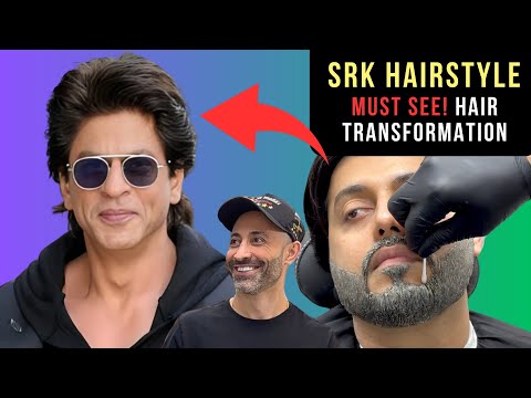 Inspired Shah Rukh Khan Hairstyle 2024 - Men's Haircut Tutorial - Bollywood