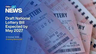 YouTube video thumbnail:  Draft National Lottery Bill Expected by May 2027