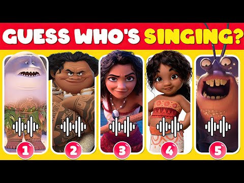 Guess The Moana 2 We're Back Characters by Voice 🌊🏝️🌺 Moana 2 We're Back Movie Quiz  | Great Quiz