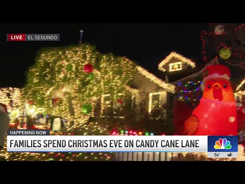 El Segundo's 'Candy Cane Lane' glows with holiday lights