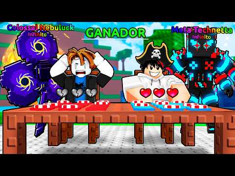 Aposté mis MEJORES BRAINROTS en Minijuegos de Tsunami Brainrots… 😱