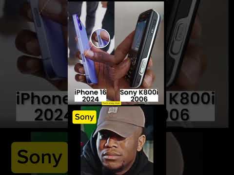 IPhone 16 vs sony Ericsson  #sonyericsson #sony#iphone