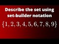 Set Builder Notation Concepts