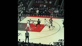 Amen Thompson BODIED Dillon Brooks and stared him down 😭  #nba #basketball #shorts #ballislife