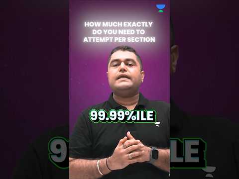 Score 99%ile in CAT with This Attempt Strategy! 💯 #attemptvspercentile #99percentile #cat2025 #mba