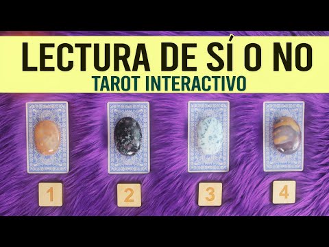 LECTURA DE SÍ O NO - Pregunta lo que desees - Tarot interactivo 🔮✨