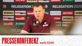 Pressekonferenz nach SpVgg Greuther Fürth | Relegation 2026 Rückspiel | #immeRWEiter #nurderrwe