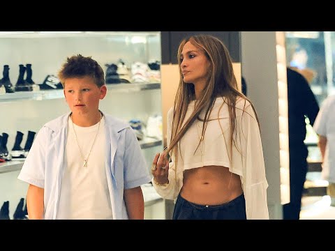 Jennifer Lopez & Samuel Affleck Shopping In Beverly Hills