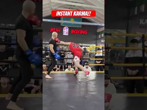 Cocky Fighter Gets INSTANT KARMA!😳