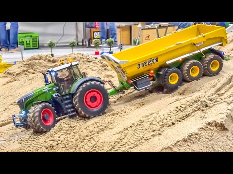 MIND BLOWING TRACTORS; RC TRACTORS; HEAVY MACHINES AND TRAINS COLLECTION!