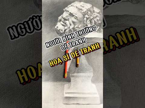 Khác biệt giữa Hoạ sĩ và người thường #drawing #hocve #short