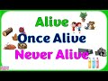Classification of Living and Non-Living Things