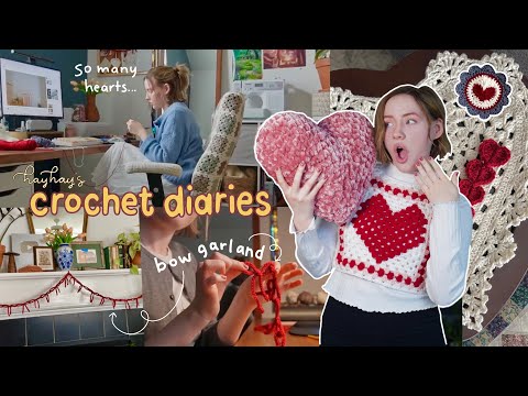 Crochet Diaries 💕💌🍫 Last minute gifts, lovecore maxing & cozy vibes